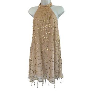 Selfie Leslie Embellished Sequin Dress Size XS